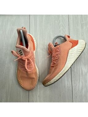 Adidas Alphabounce Coral Pink Em M Running Sneakers Size Men's 8 Women's 9